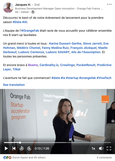 Orange Demo Day Highlights