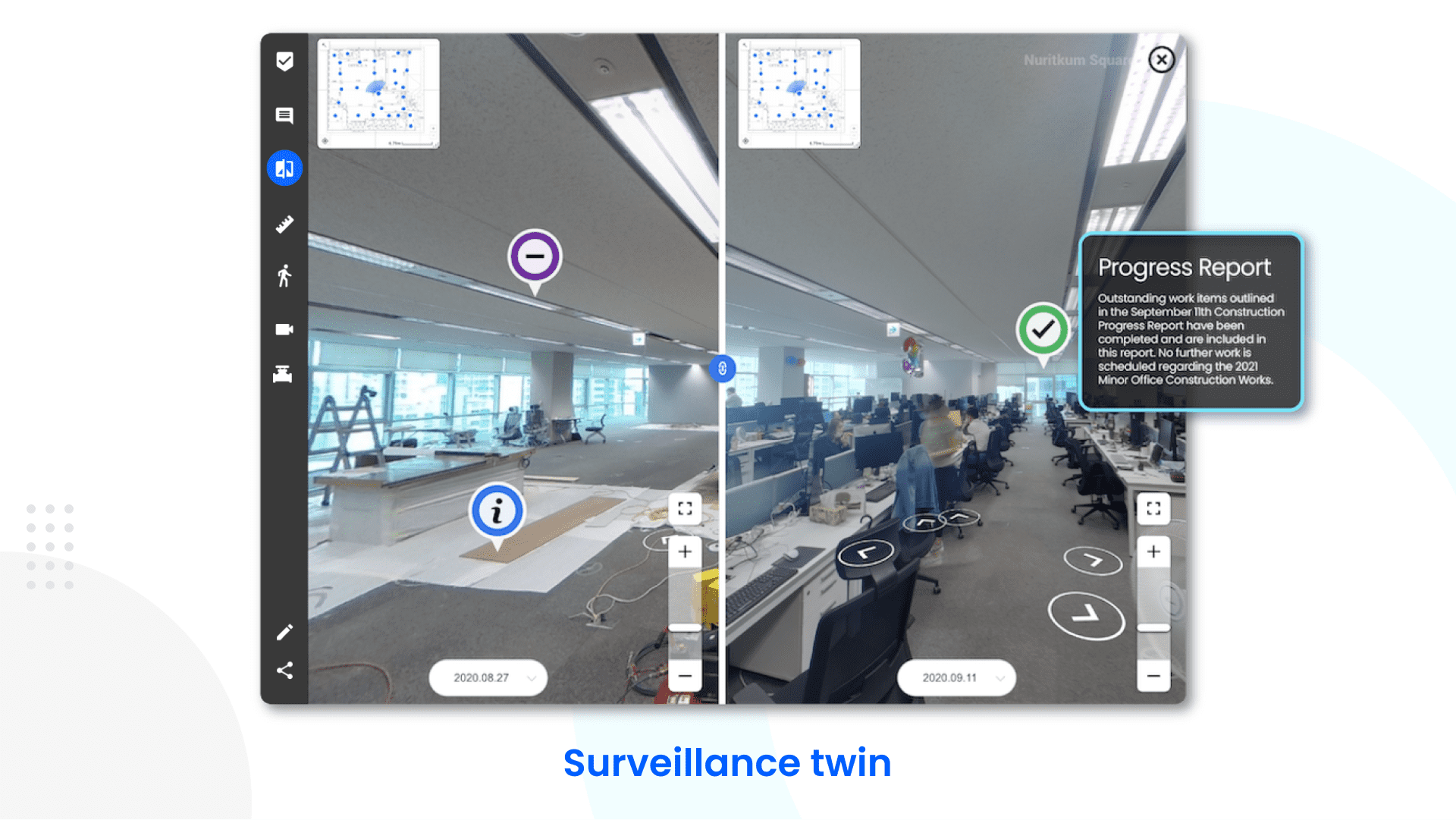 Surveillance Twins Illustration