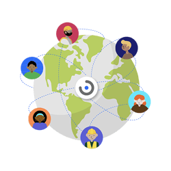 Make space for collaboration-Work remotely, achieve success globally, together.
